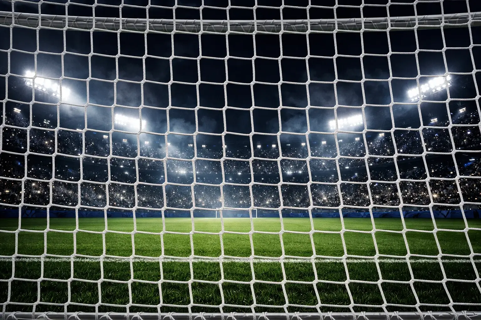 Noche de Champions League en estadio europeo con aficionados